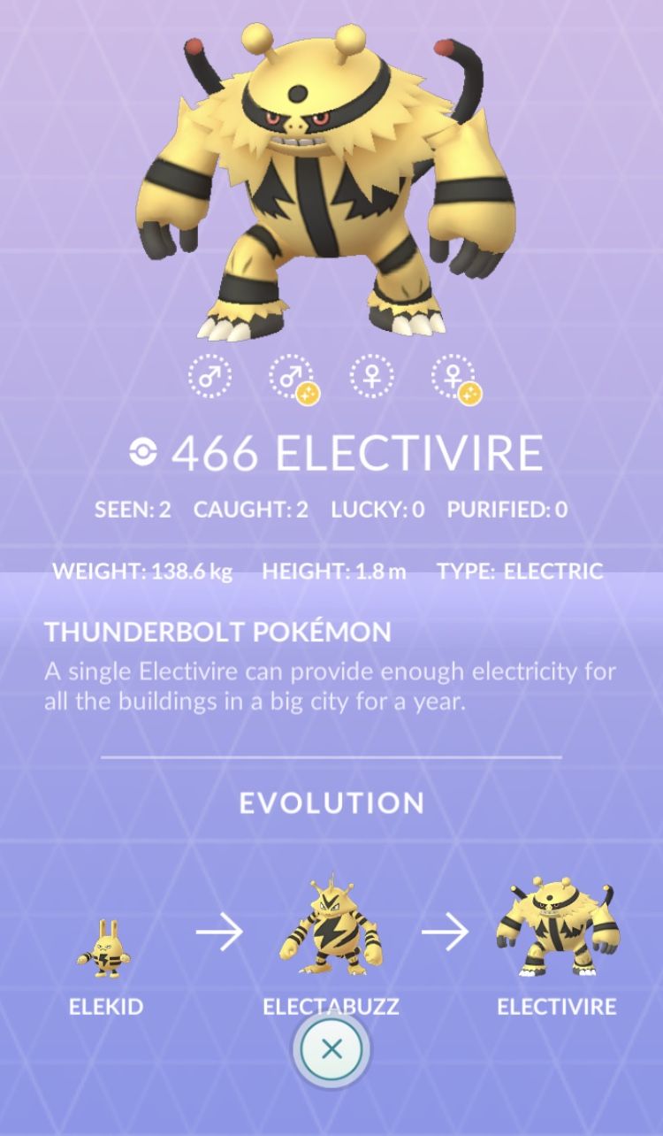 BUG Magmortar & Electivire No Longer Show Which Genders You Have