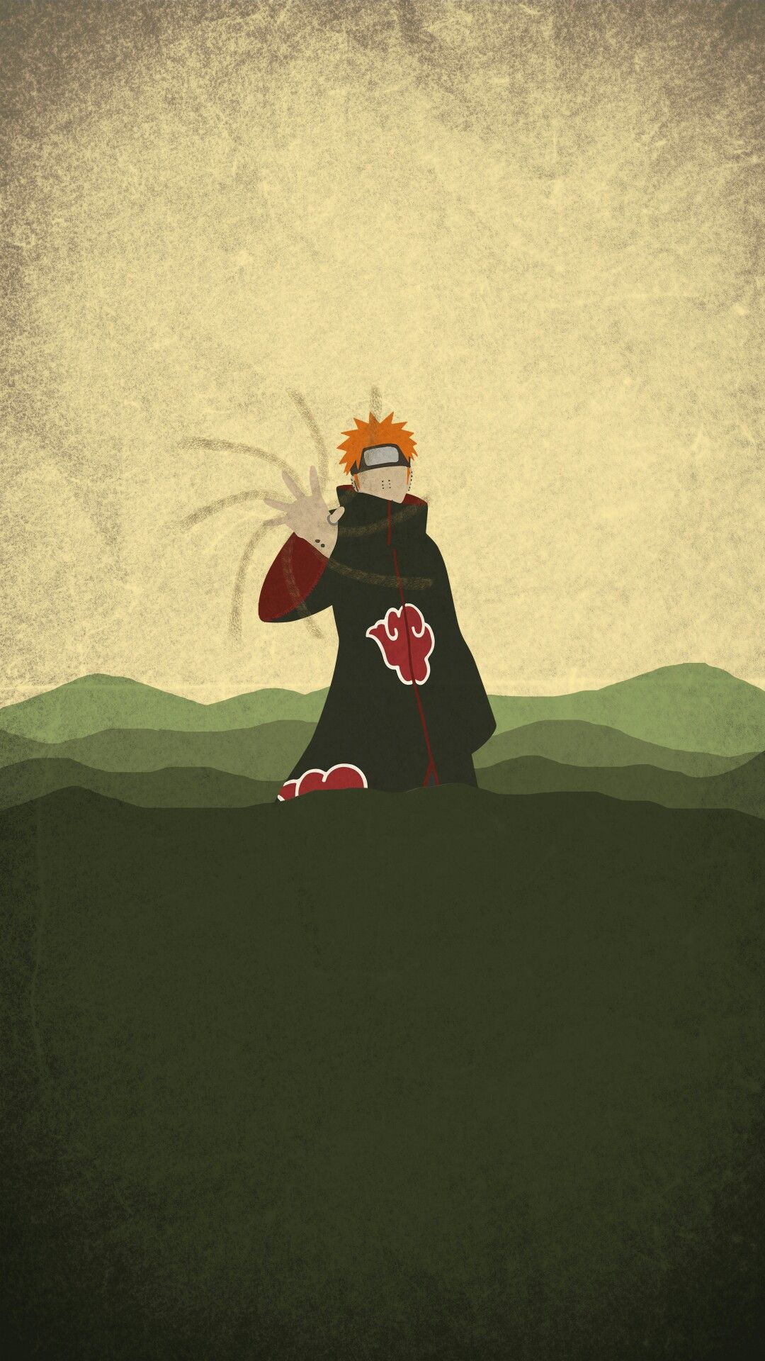 Pain, akatsuki, anime, desenho, naruto, HD phone wallpaper