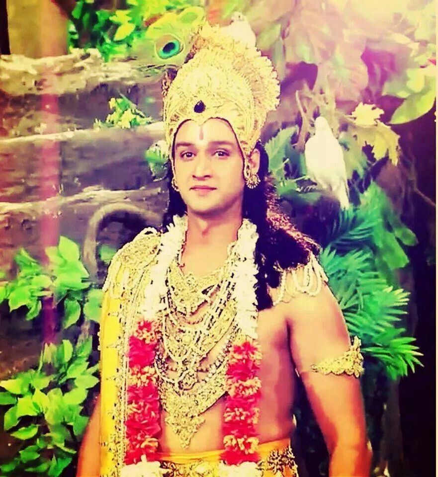 Saurabh Raaj Jain as Shree Krishna. Lord krishna