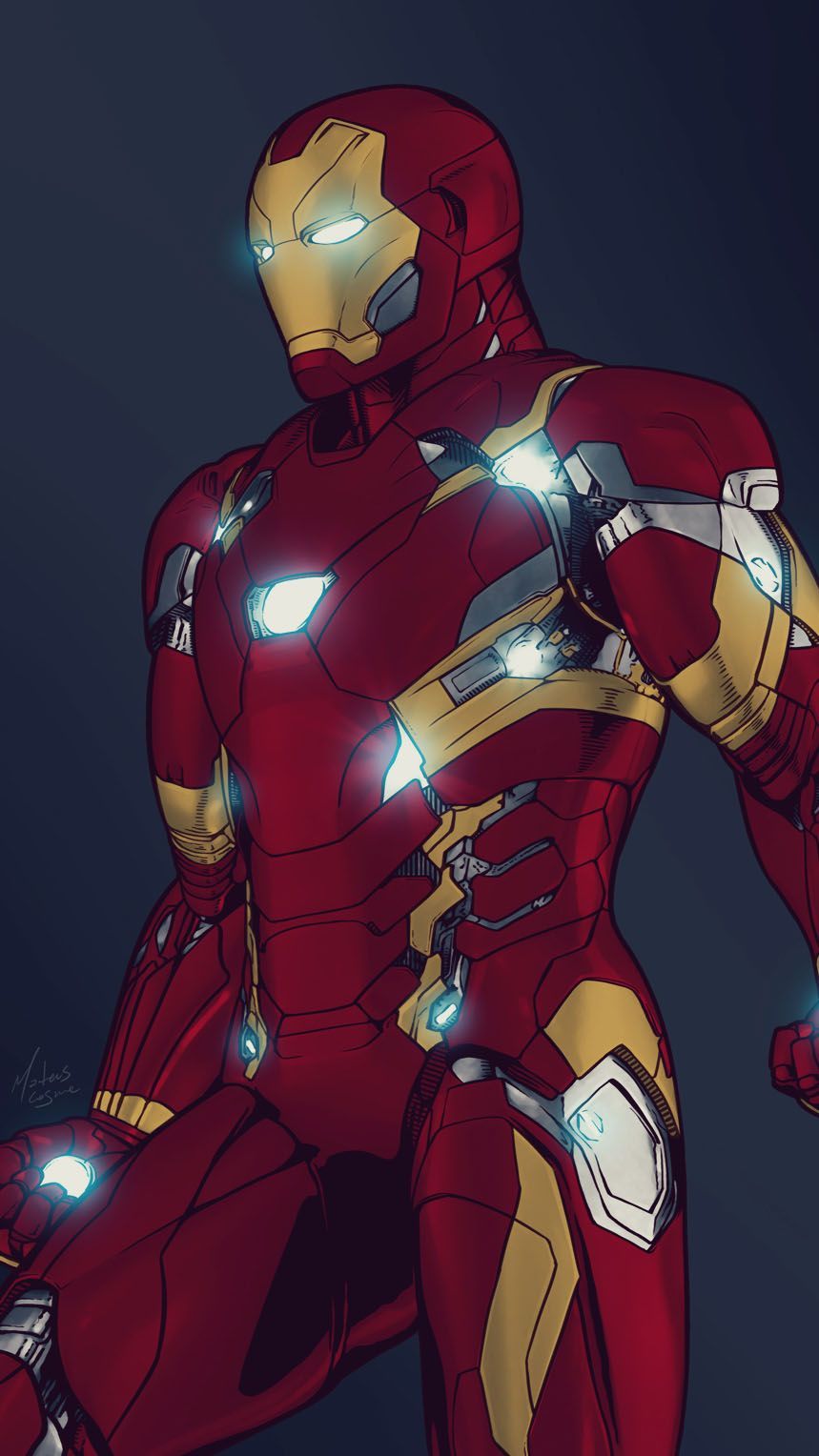 Iron Man Bleeding Edge Armor Ready IPhone Wallpaper. Iron
