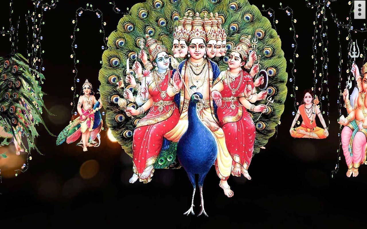 4D Lord Murugan Live Wallpaper for Android