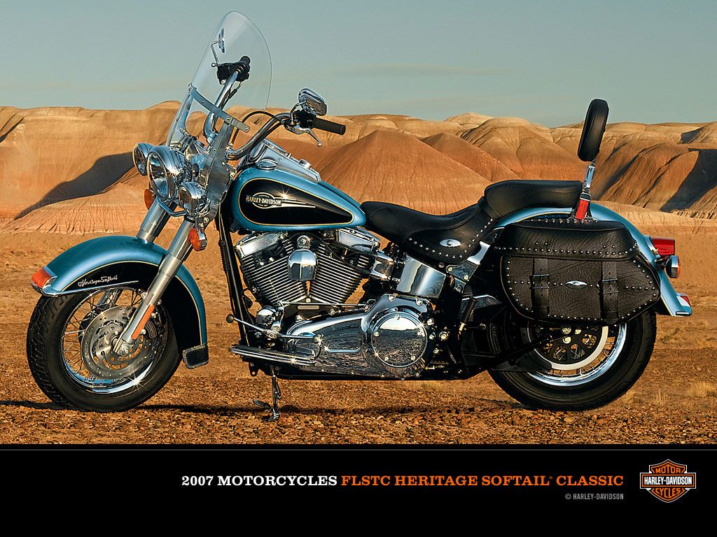 Harley Davidson FLSTC Heritage Softail Classic < Motorcycles