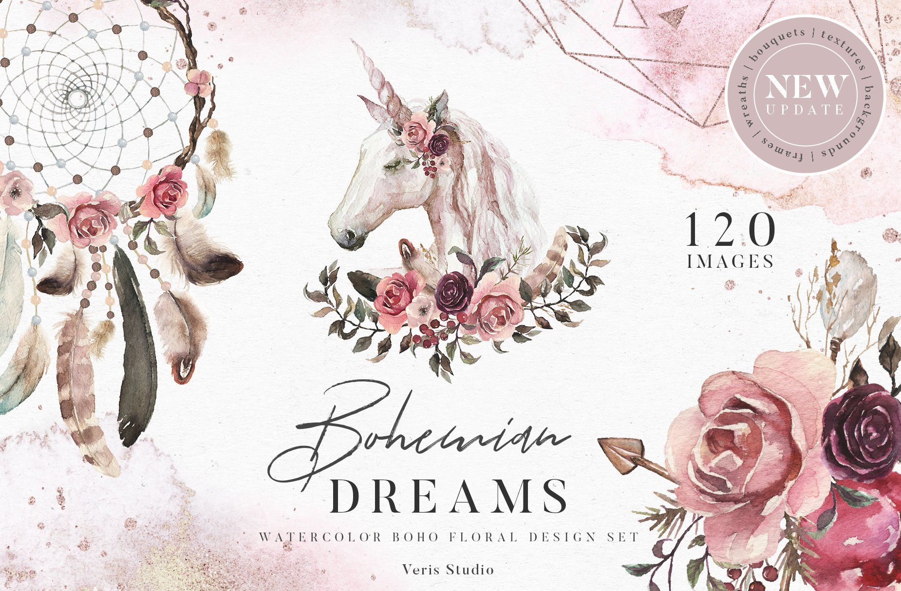 Bohemian Dreams Graphic Set