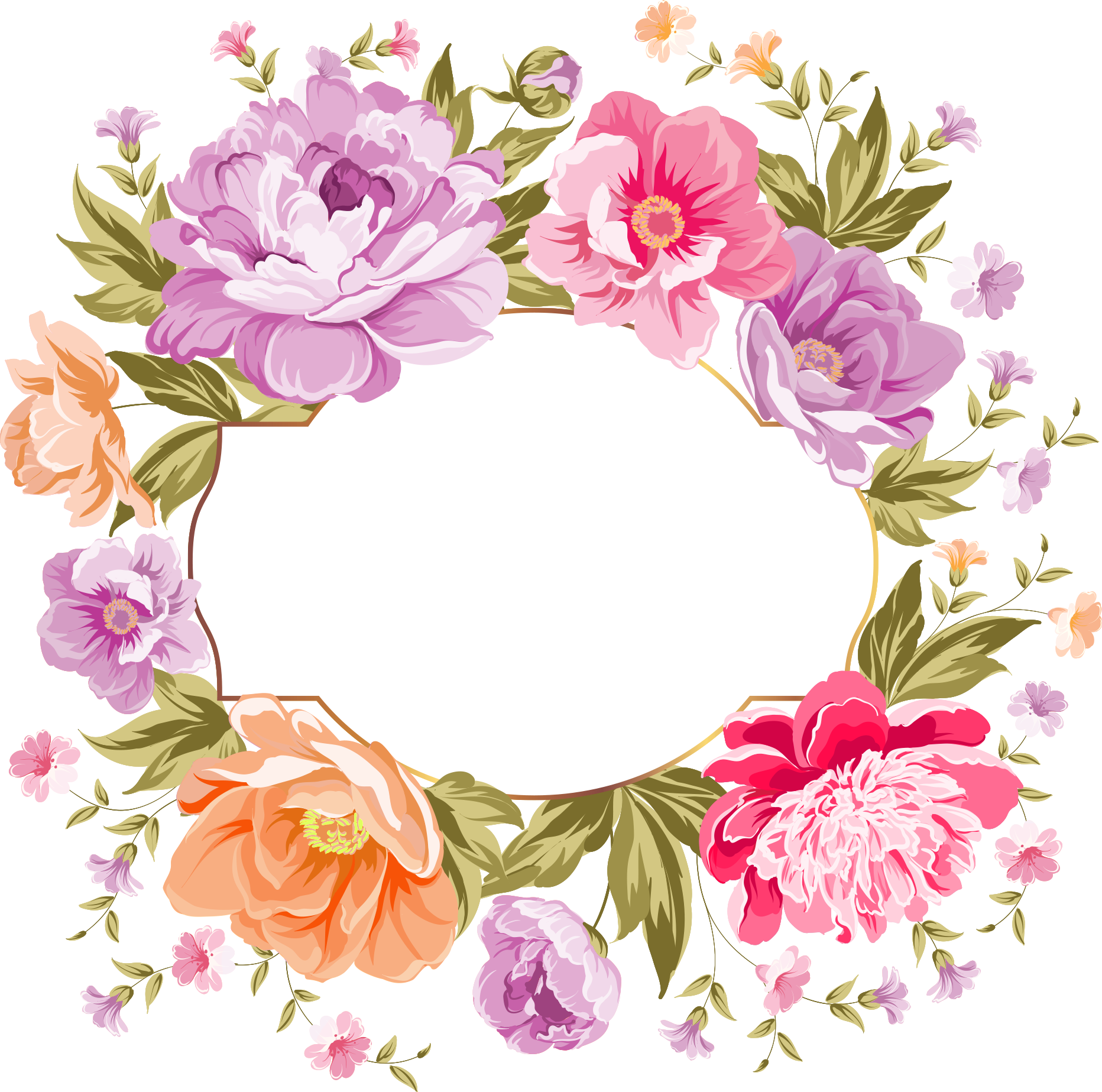 Boho Floral Wreath Wallpapers - Wallpaper Cave