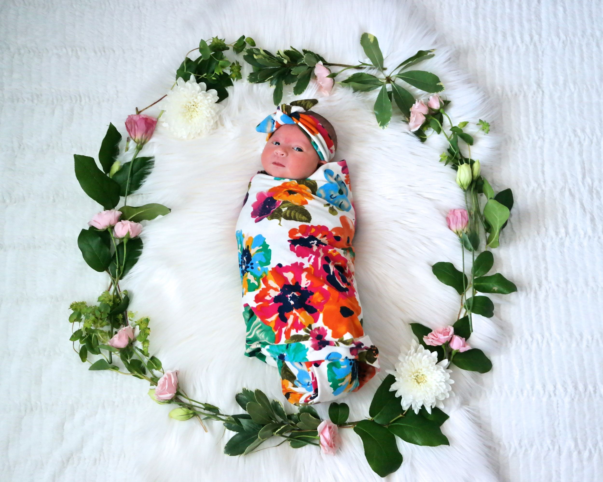 Newborn Photo Trend: Floral Wreaths