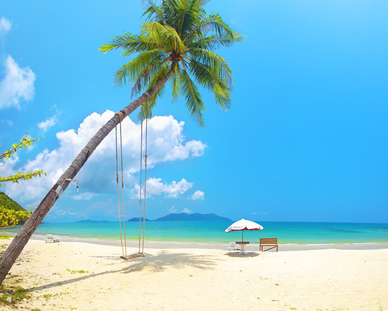 Swing On The Beach Wallpapers - Wallpaper Cave