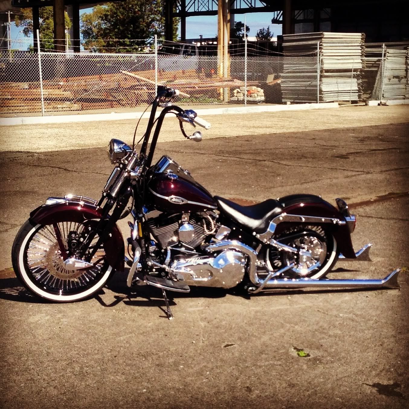 BLACK CHERRY. Harley softail, Harley bikes, Harley davidson bikes