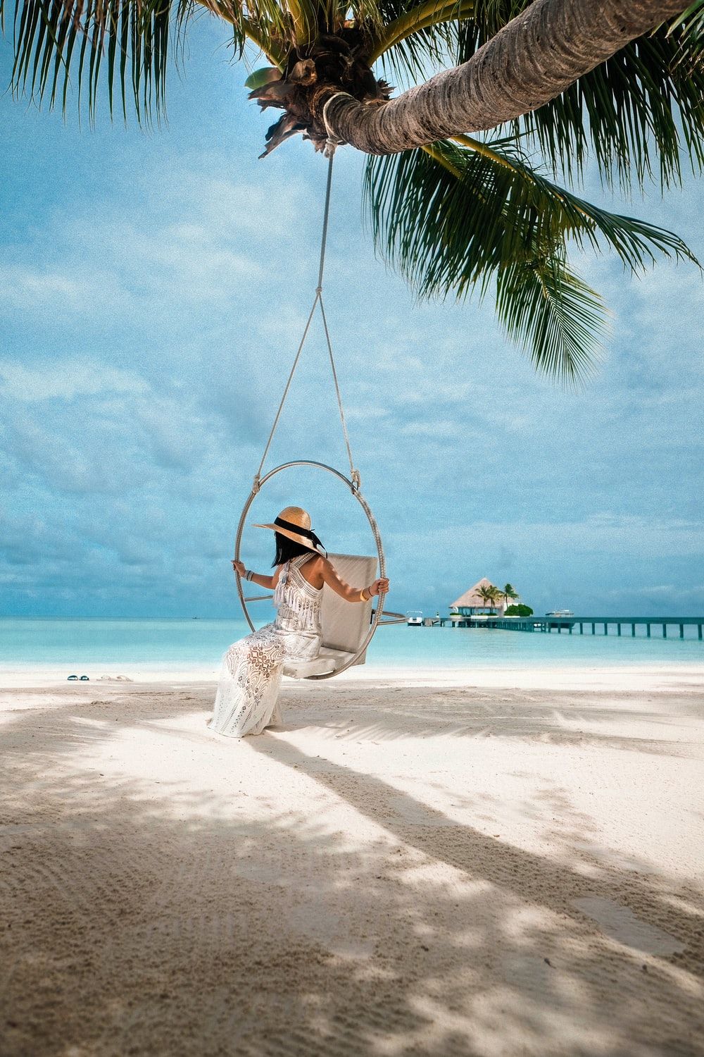 Swing On The Beach Wallpapers Wallpaper Cave