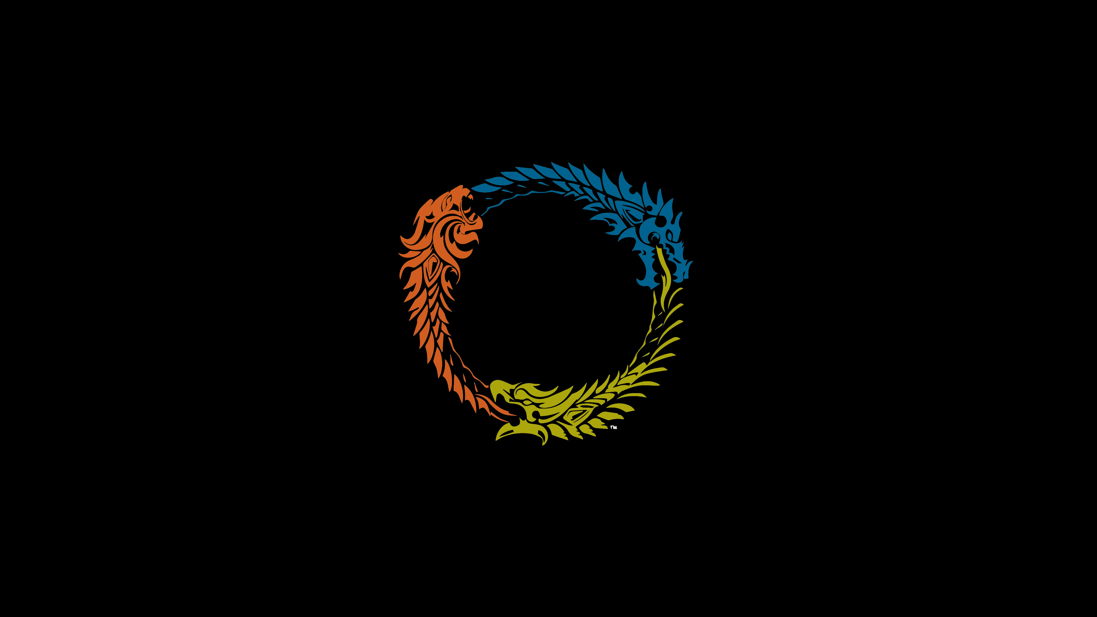 ESO logo Wallpaper (colored)