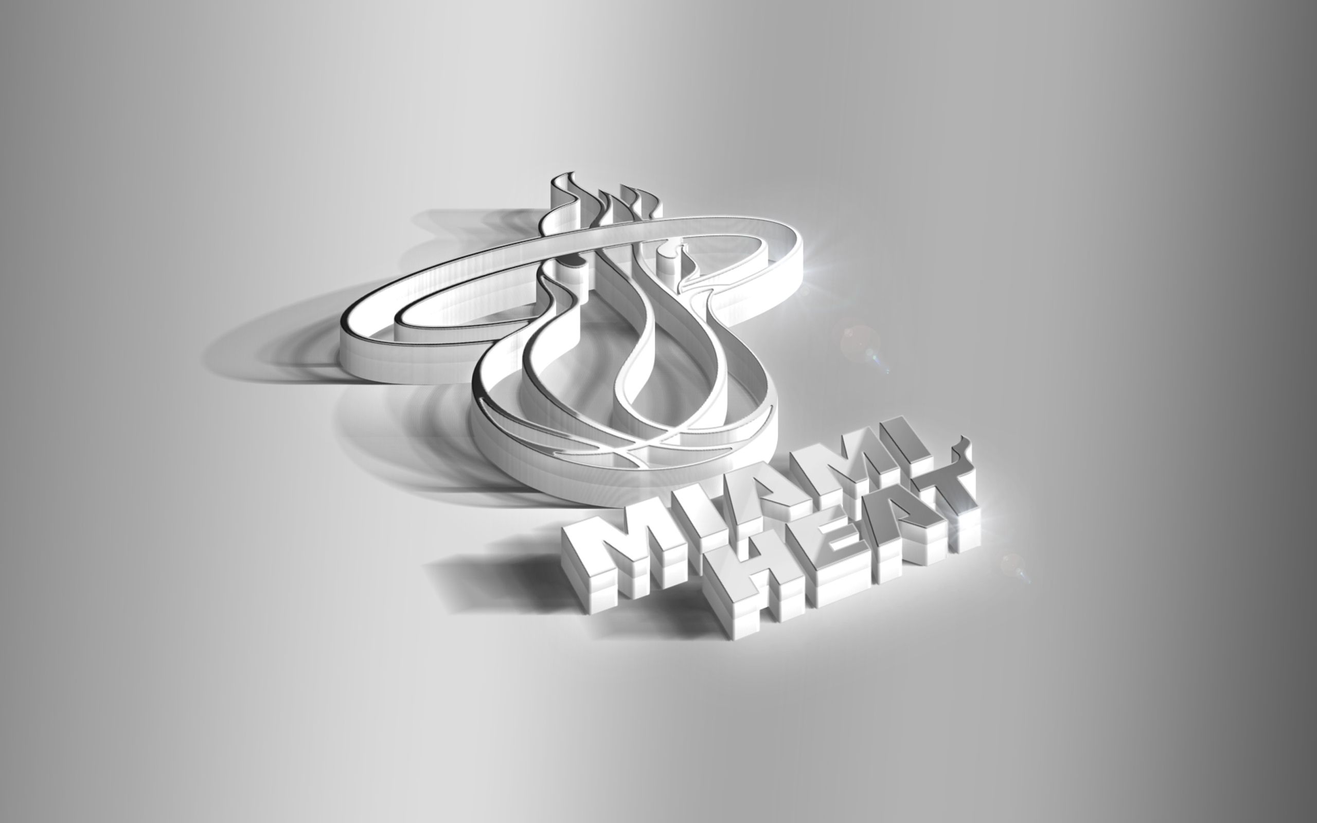 Wallpaper of 3D, Basketball, Logo, Miami Heat, NBA background & HD