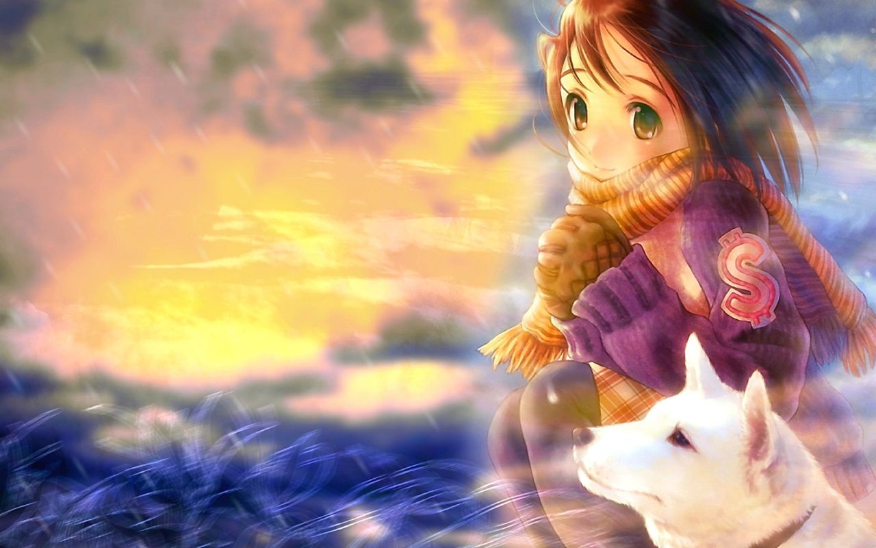 wolf girl and black prince, anime, girl 1280x800