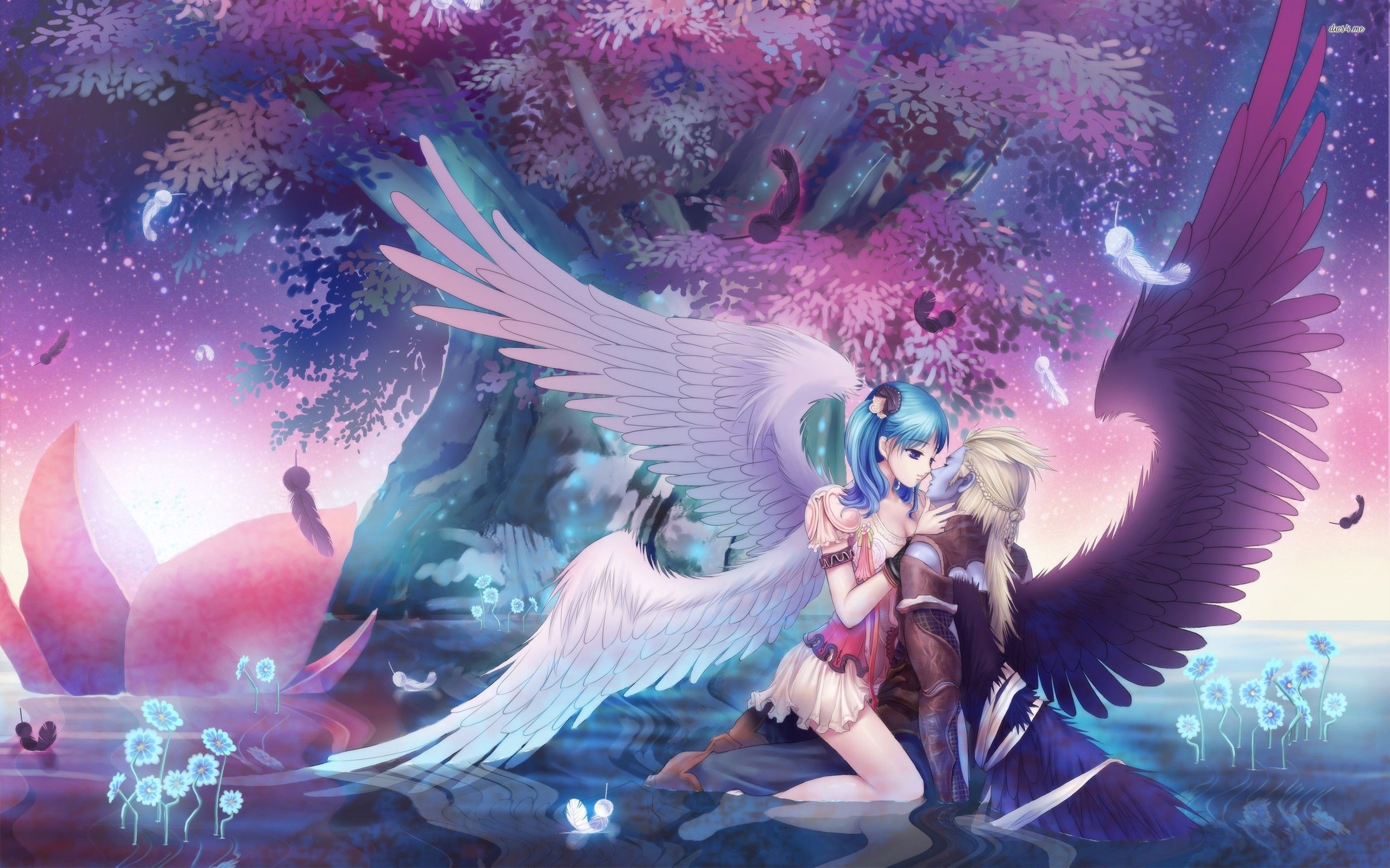 Angel Vs Demon Anime Wallpapers - Wallpaper Cave