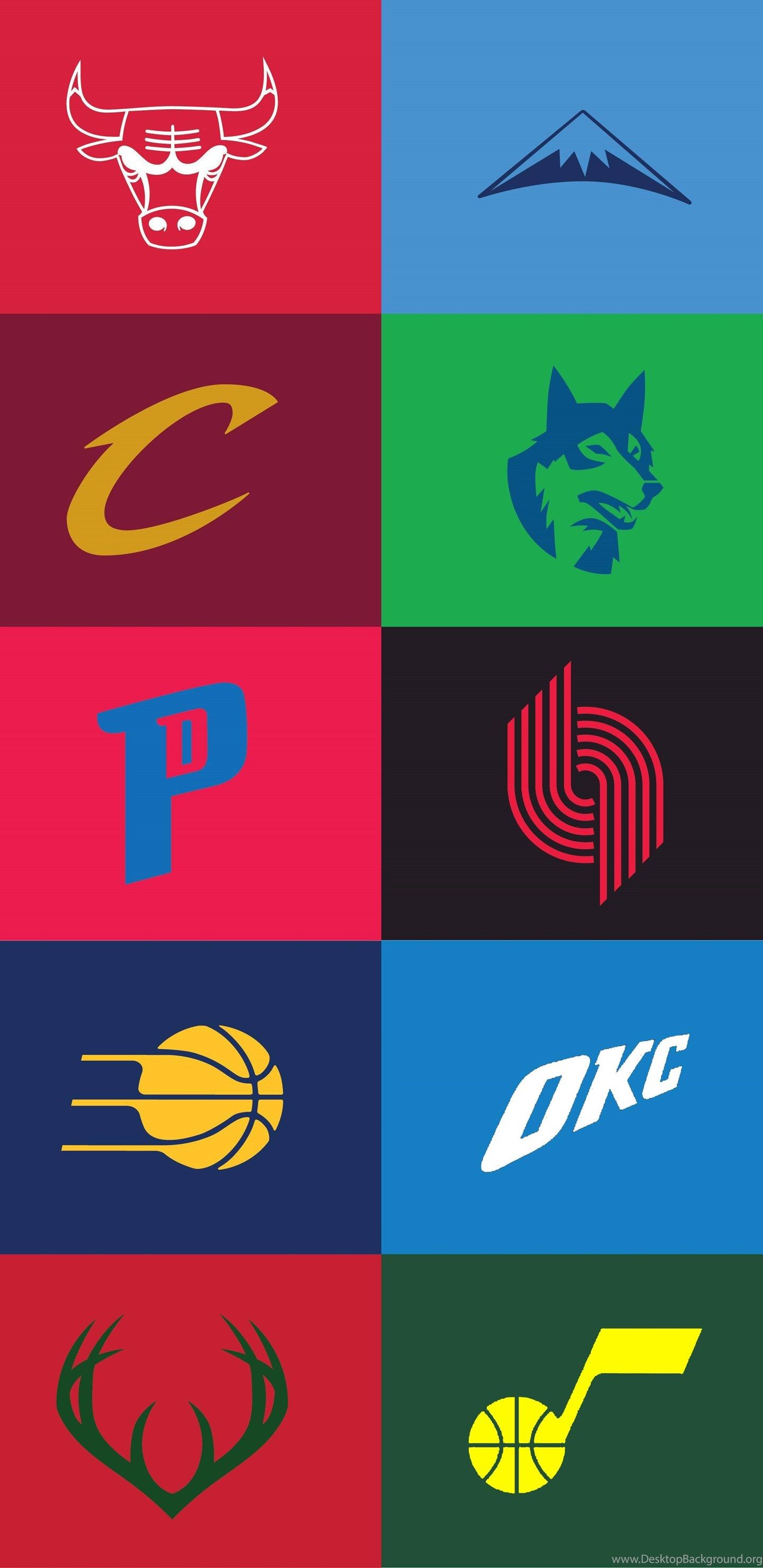 I Made A Few Adjustments To The Minimalist NBA Logos Wallpaper