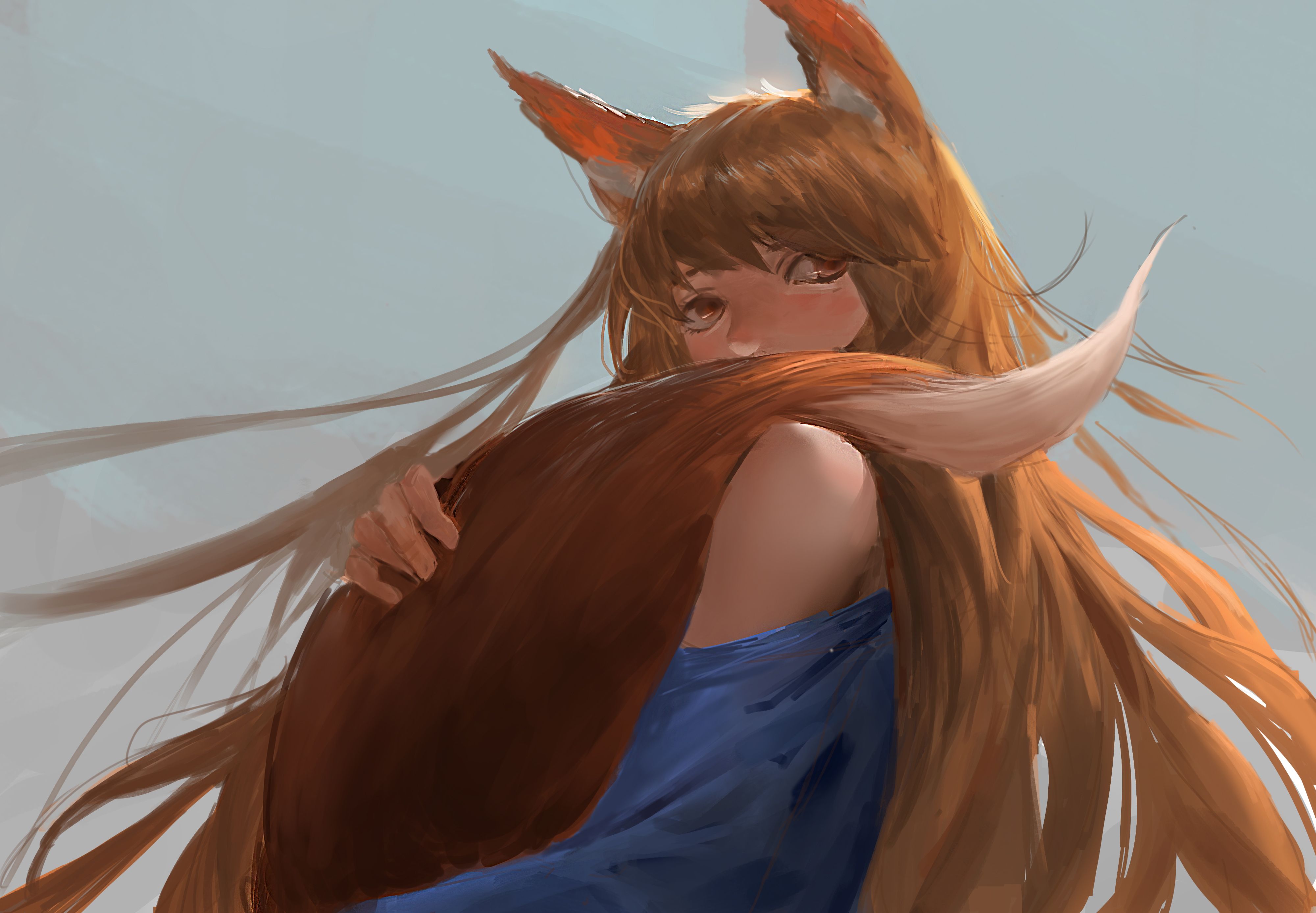 Spice And Wolf Anime 4k 2048x1152 Resolution HD 4k