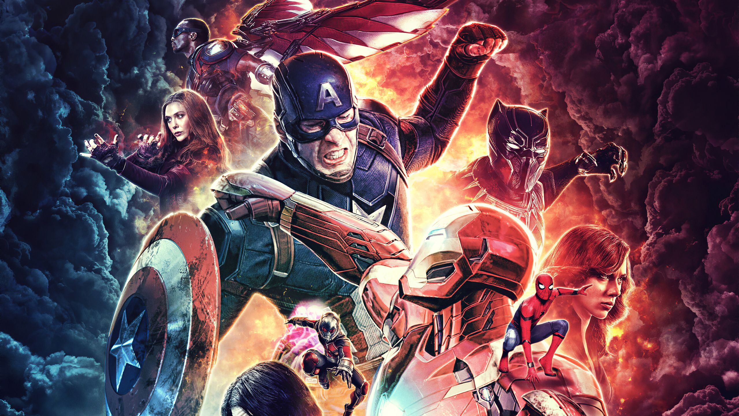 Captain America Civil War 4k Poster 1440P Resolution HD