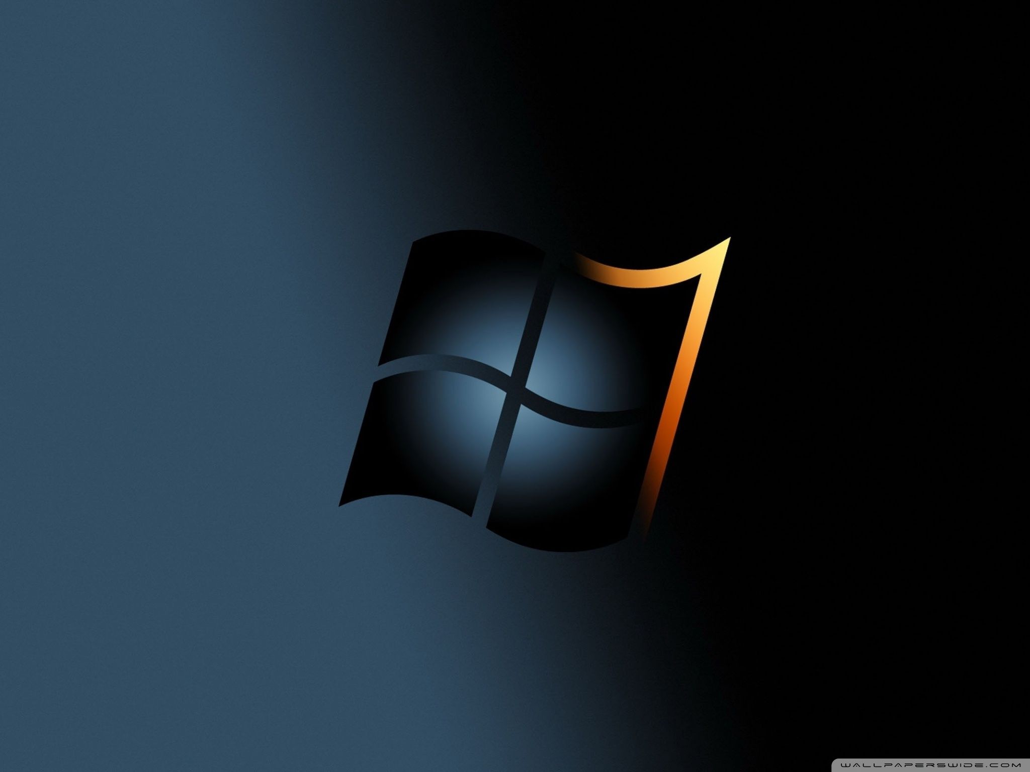 Windows 7 Dark Ultra HD Desktop Background Wallpaper for 4K UHD TV