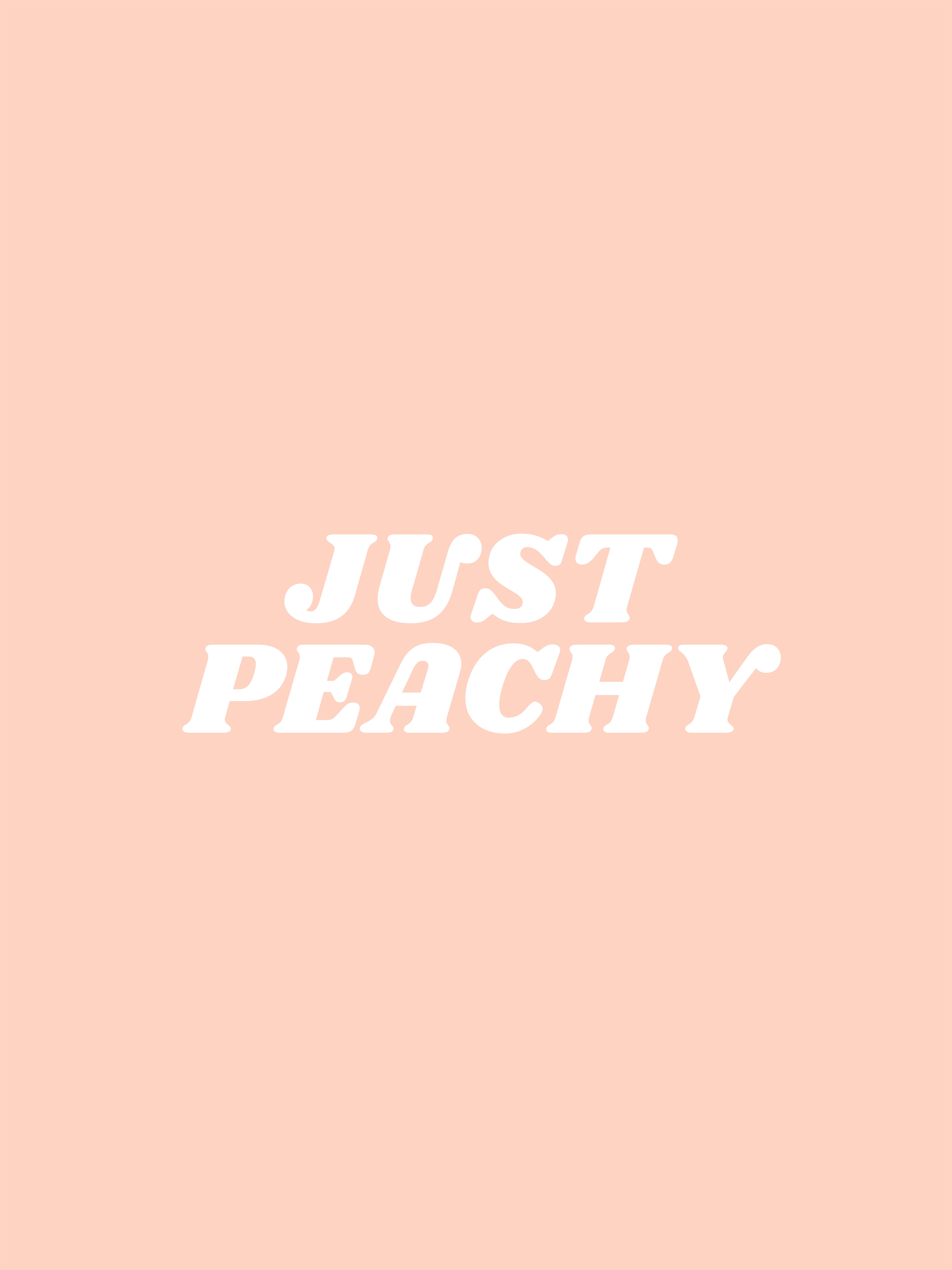 Just Peachy. Society6.com Typeangel. Inspirational And Positive