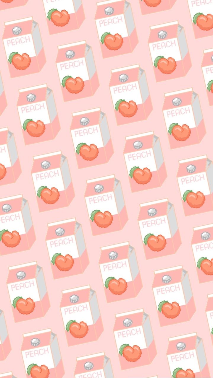 kawaii, wallpaper, art and peachy