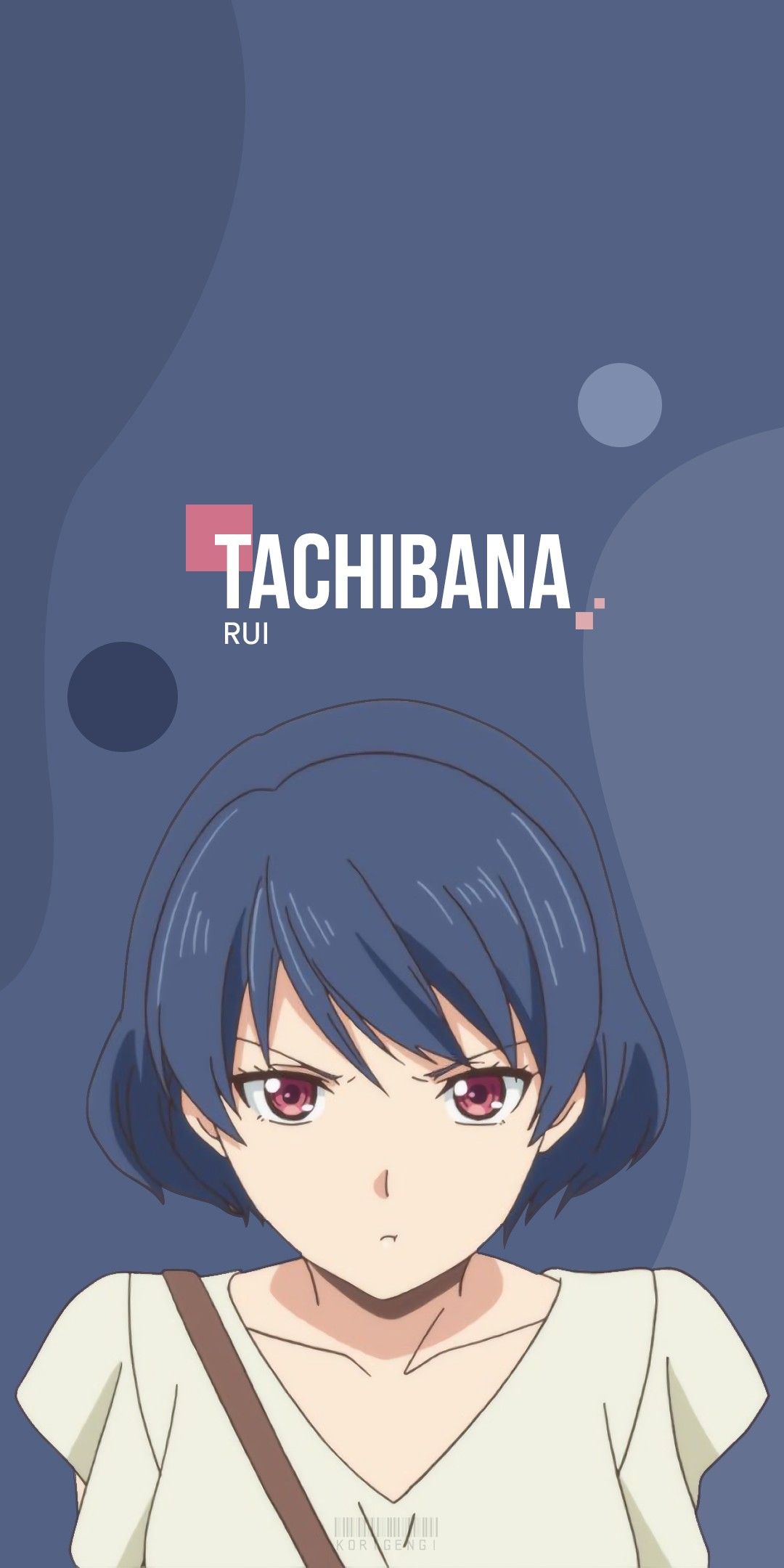 Tachibana Rui. Domestic na Kanojo. Personajes de anime, Fondo de