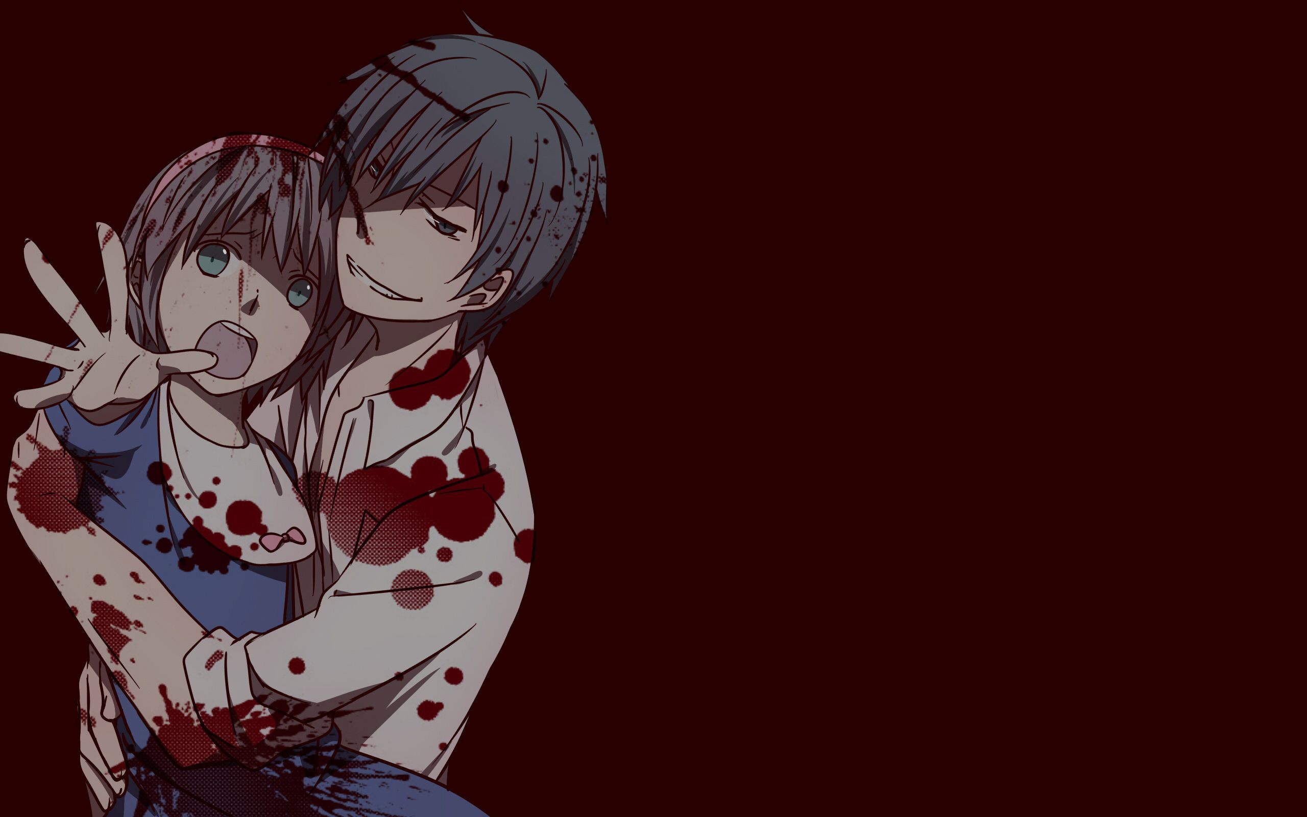 Corpse Party HD Wallpaper Anime Girl With Boy Wallpaper & Background Download