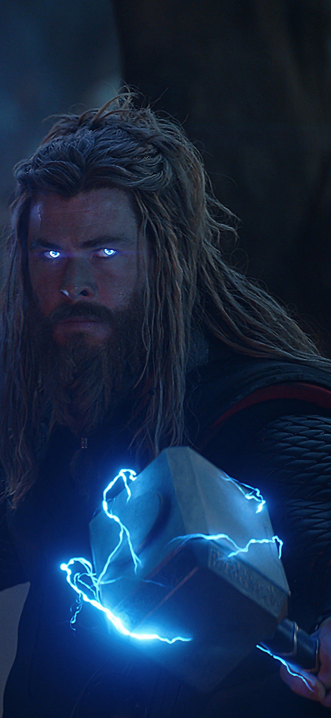 Avengers: Endgame Thor Stormbreaker Mjolnir Lightning 8K Wallpaper