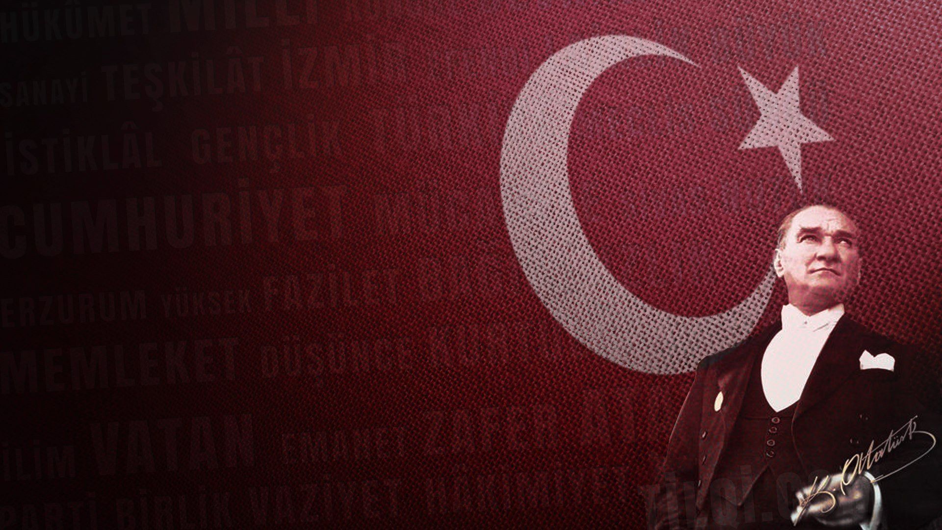 Mustafa Kemal Atatürk, Flag HD Wallpaper / Desktop and Mobile