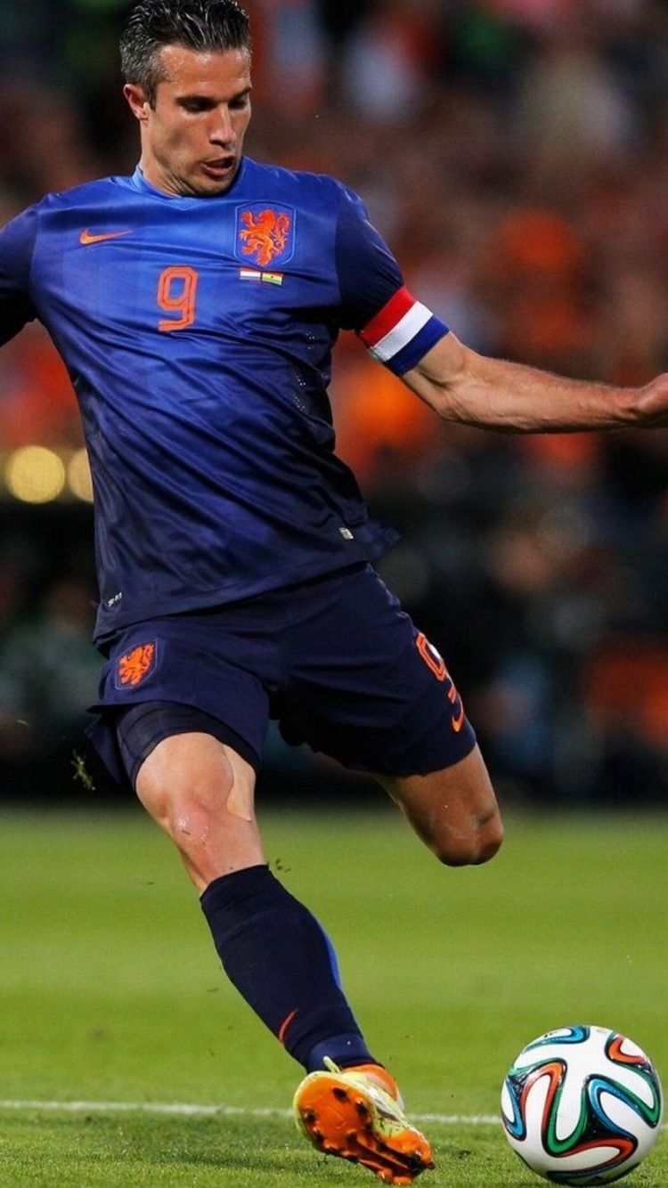 Van Persie Dutch Football Player iPhone 6 Wallpaper HD
