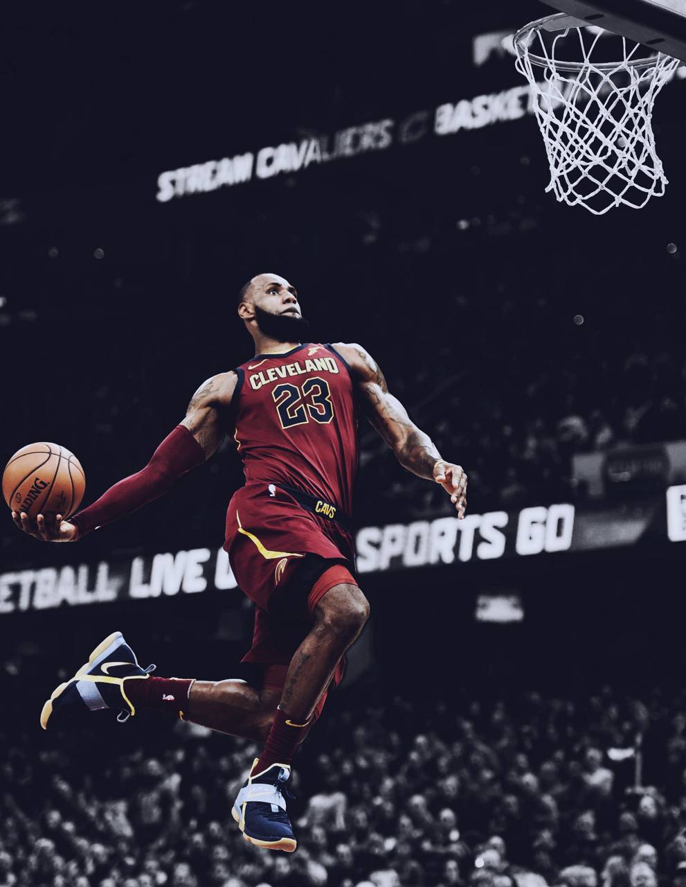 LeBron James Dunk wallpapers by ...zedge.