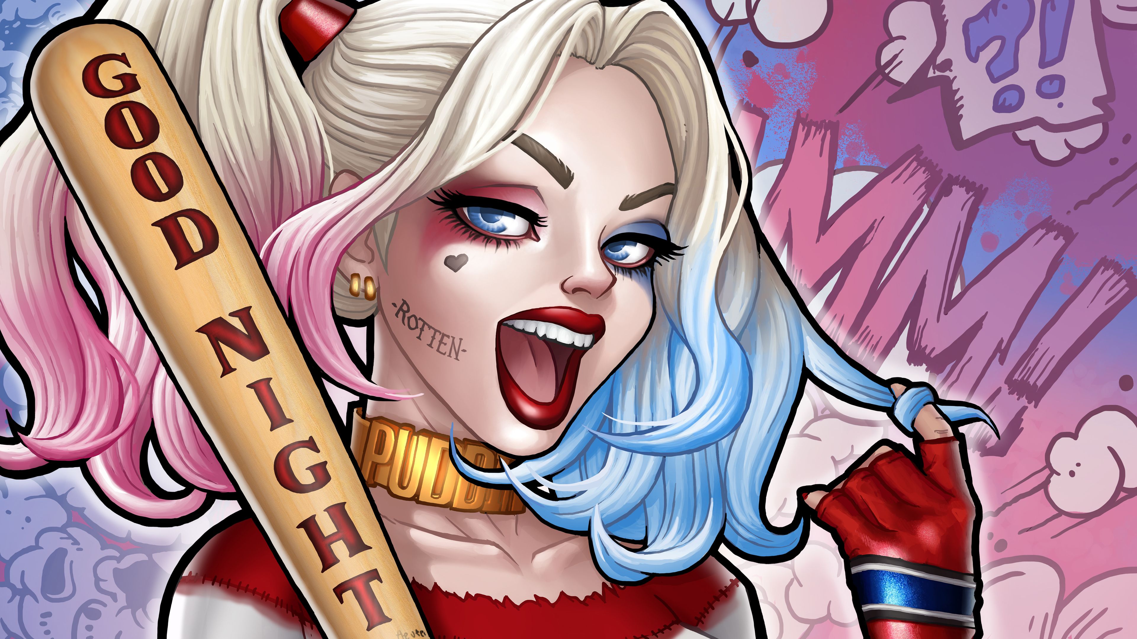 Suicide Squad Harley Quinn Art, HD Superheroes, 4k Wallpaper, Image, Background, Photo and Picture