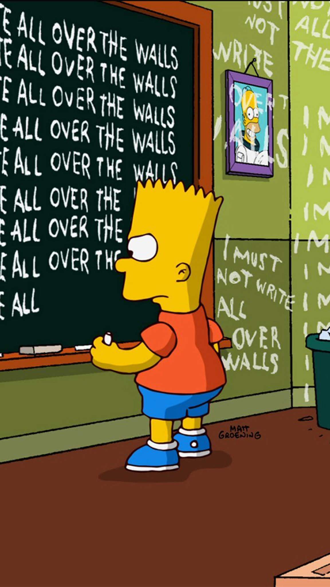 Bart Simpson iphone Wallpaper