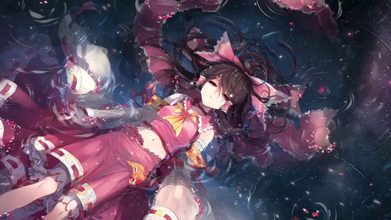 Animated Wallpaper Anime Girl in Snow