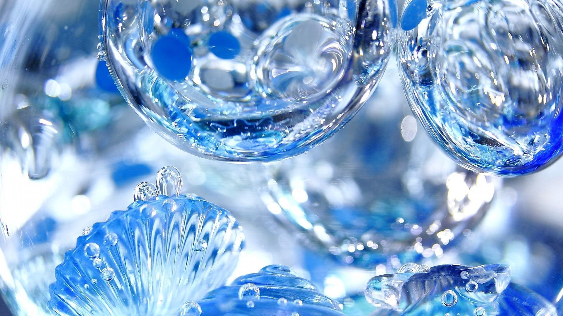 3D blue water drops - Awesome 3D and HD rendered Wallpaper. download beautiful HD Wallpaper 1080p 216d wallpaper for walls, Blue flower wallpaper, Blue water