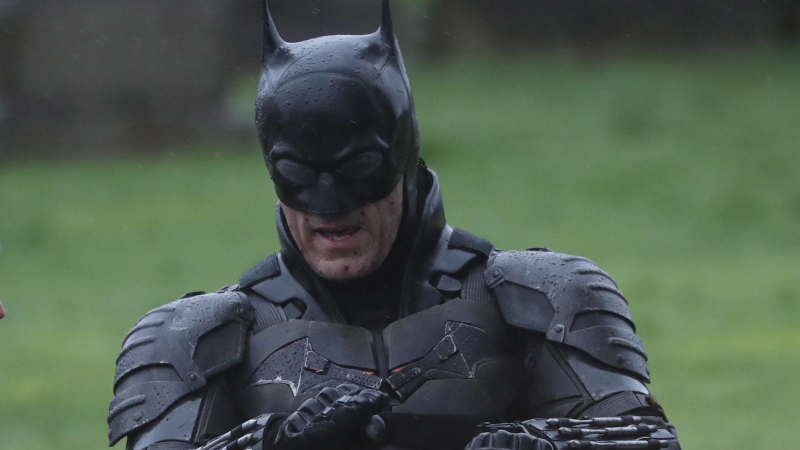 The Batman Robert Pattinson Suit And Batcycle Seen In New Photo