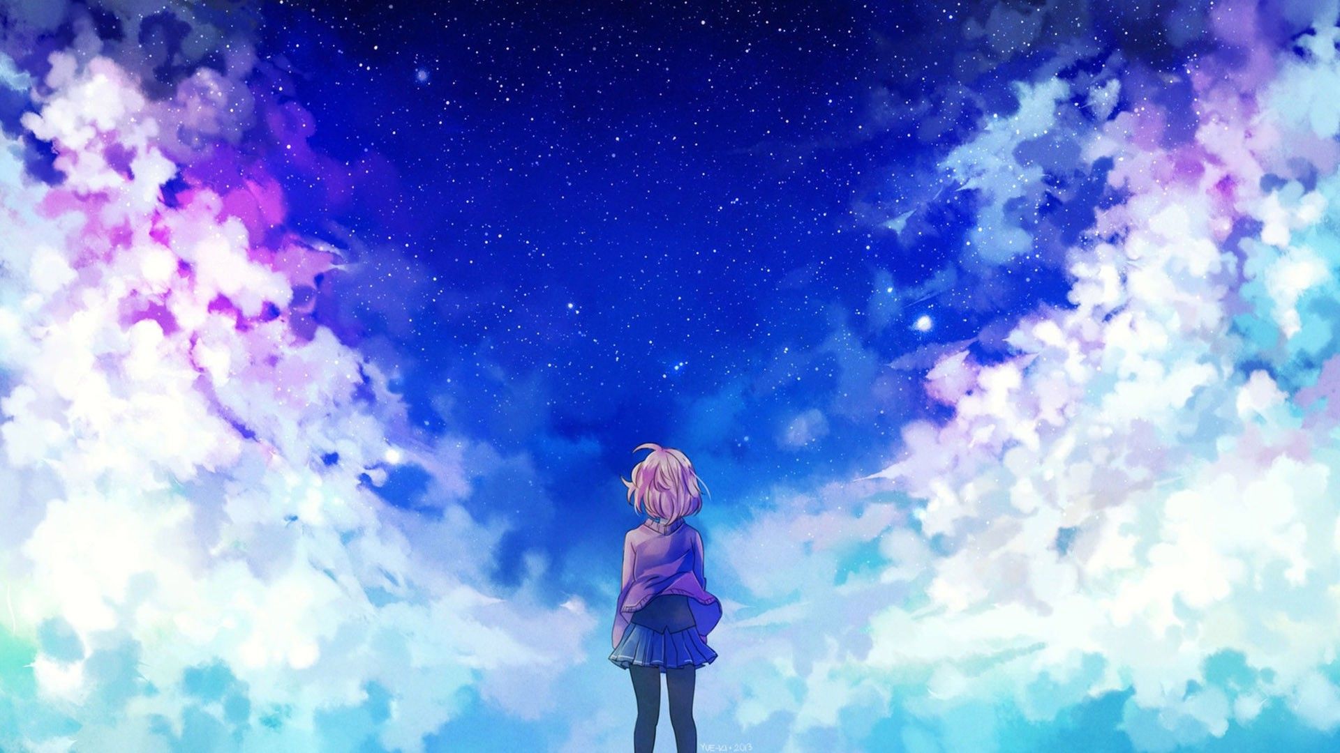 Galaxy Anime Hd Wallpapers Wallpaper Cave