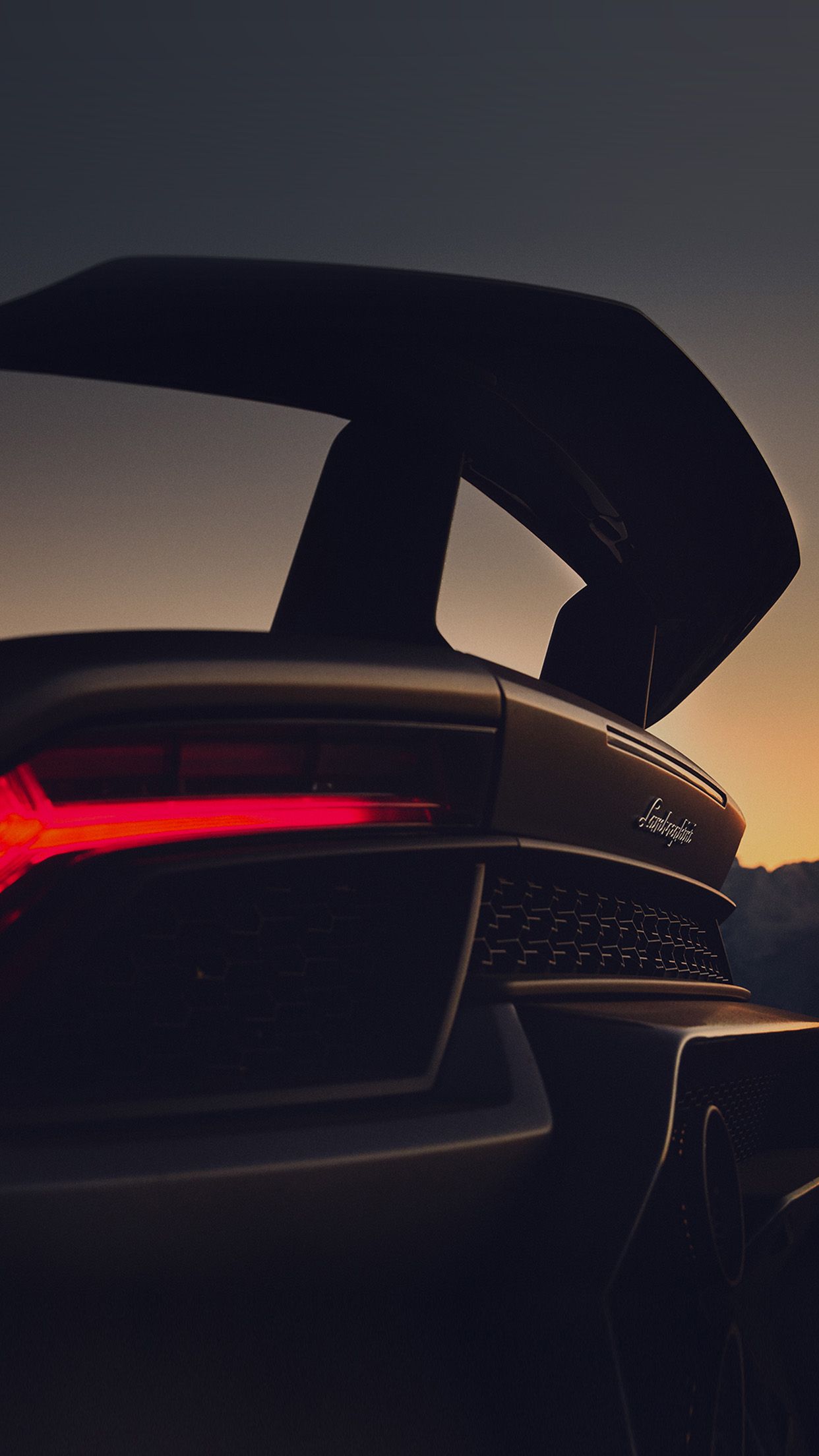Lamborghini Car Dark Art Illustration Wallpaper