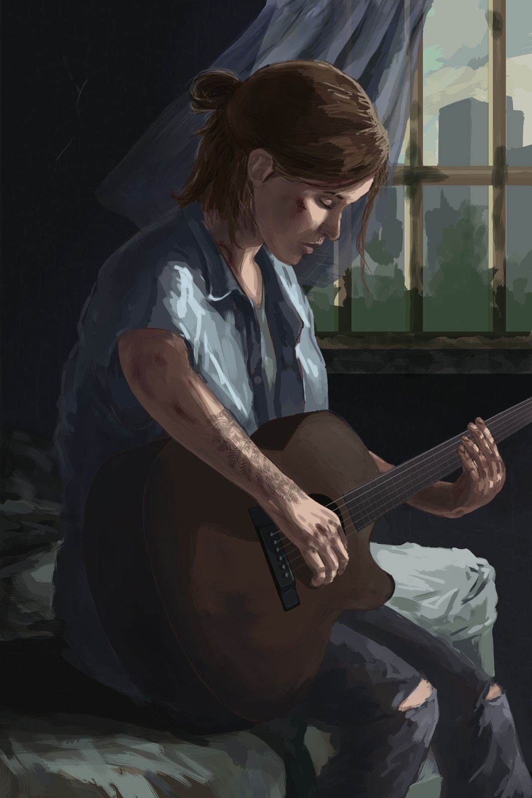 Wallpaper music, guitar, game, hand, The Last of Us, The Last of