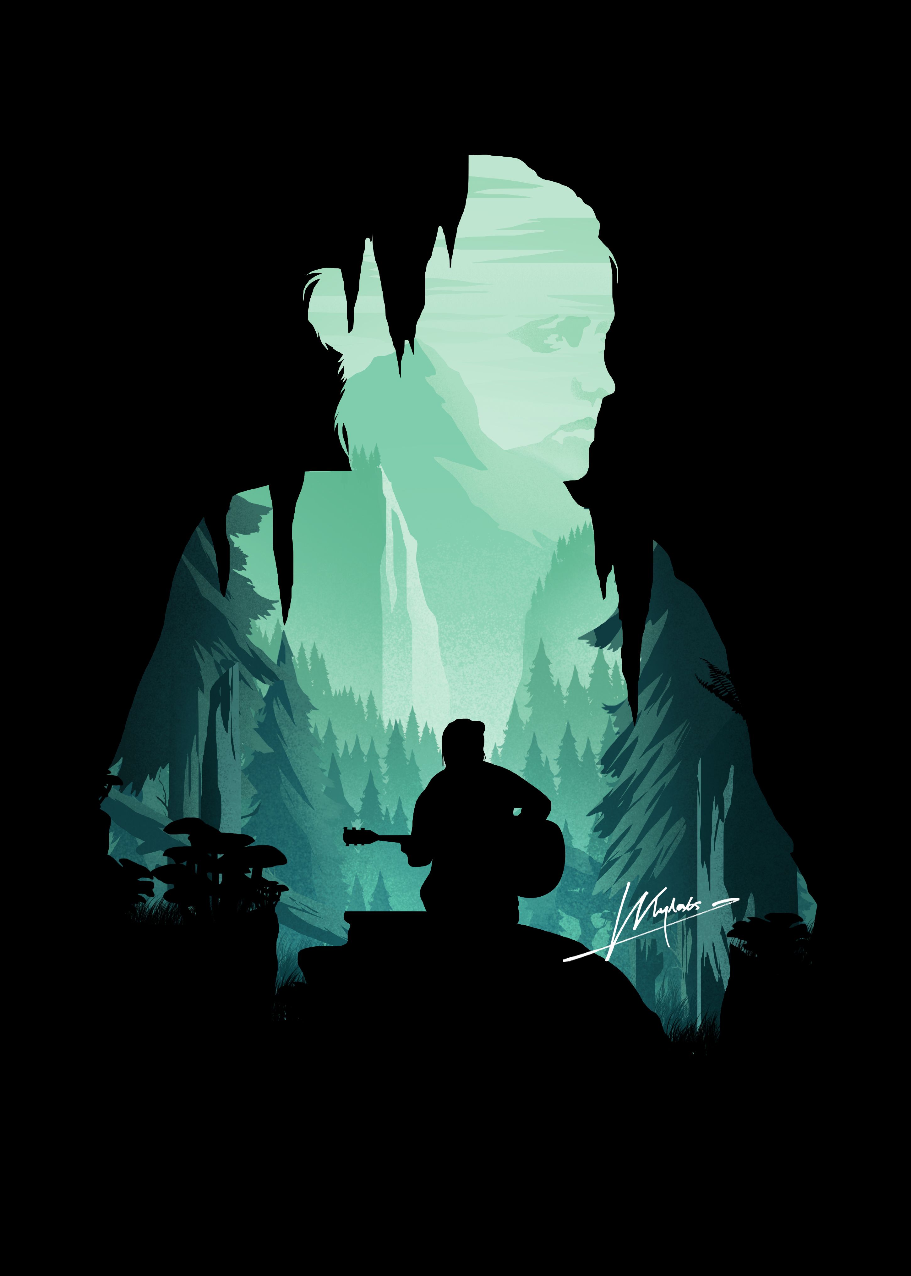 Ellie The Last of Us 2' Poster by whyadiphew. Displate. The lest of us, The last of us, The last of us2