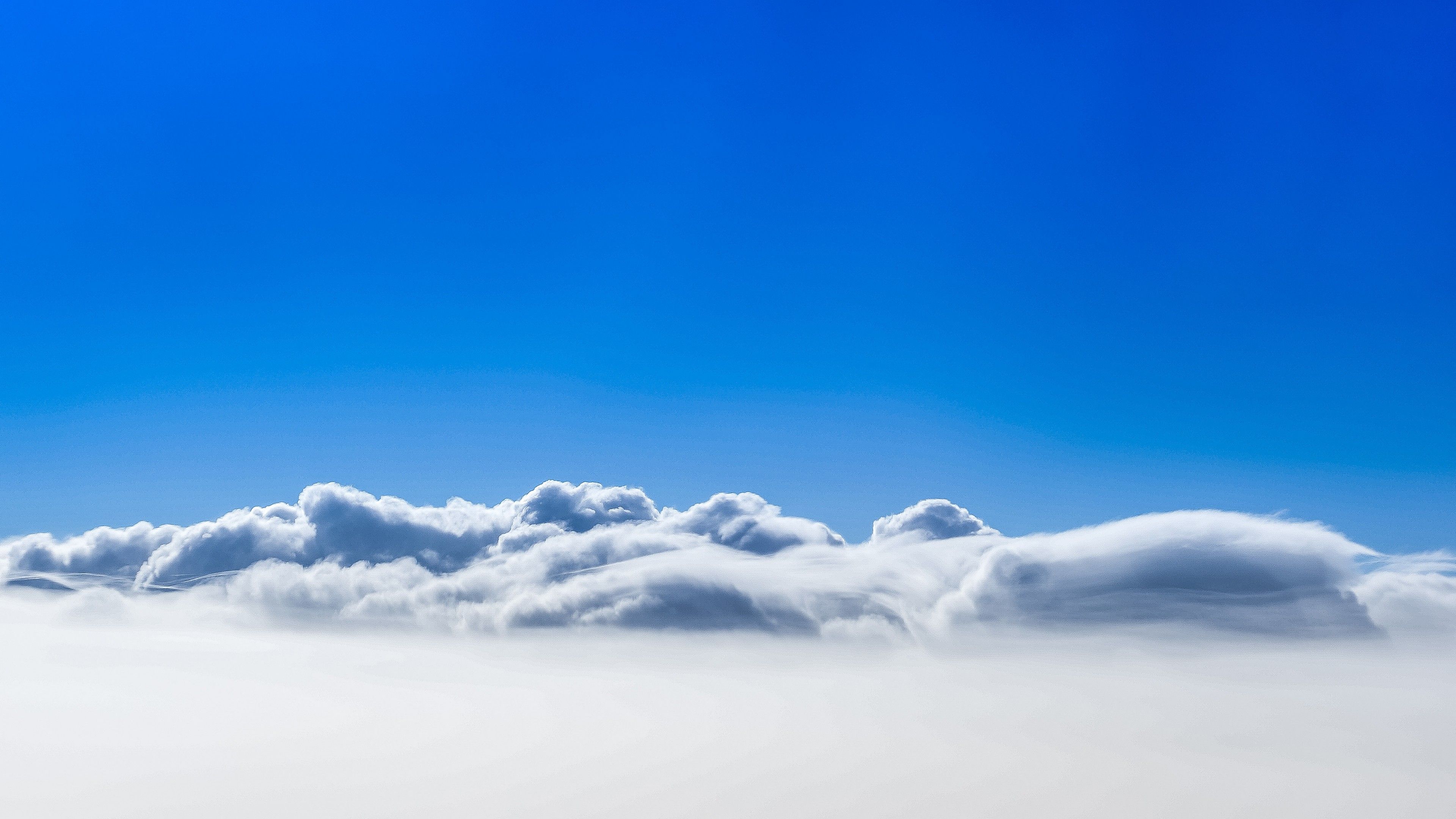 Wallpaper Clouds, Blue sky, HD, 4K, Nature