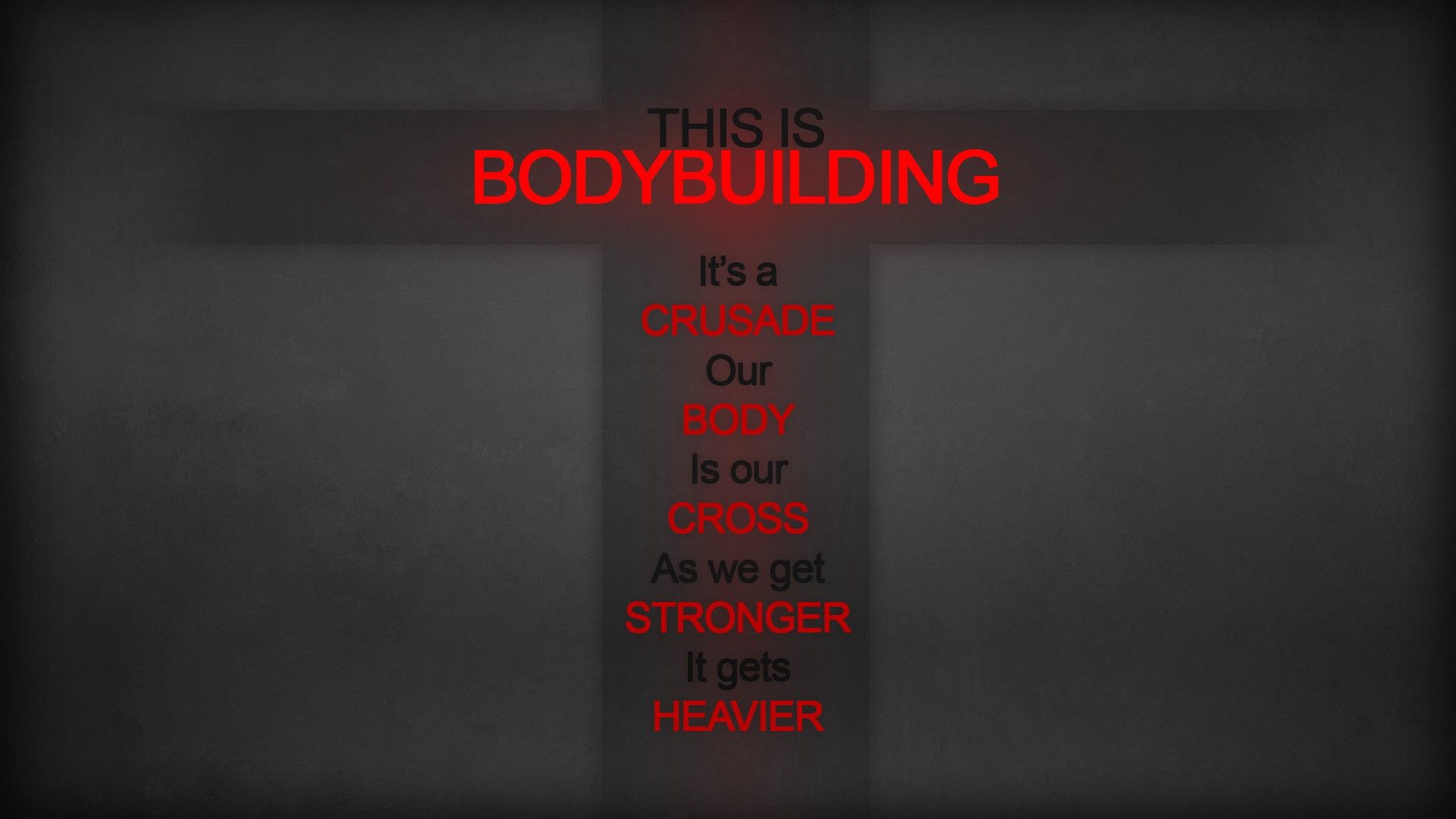 Bodybuilder, Motivational, Red, Minimalism, Quote Wallpaper HD