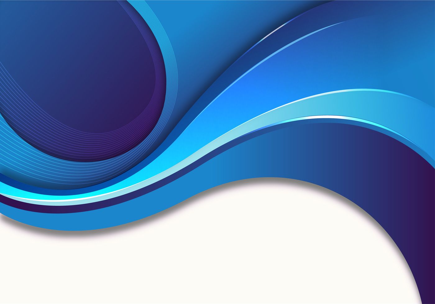 Blue Abstract Wave Vector Wallpaper Free Vectors