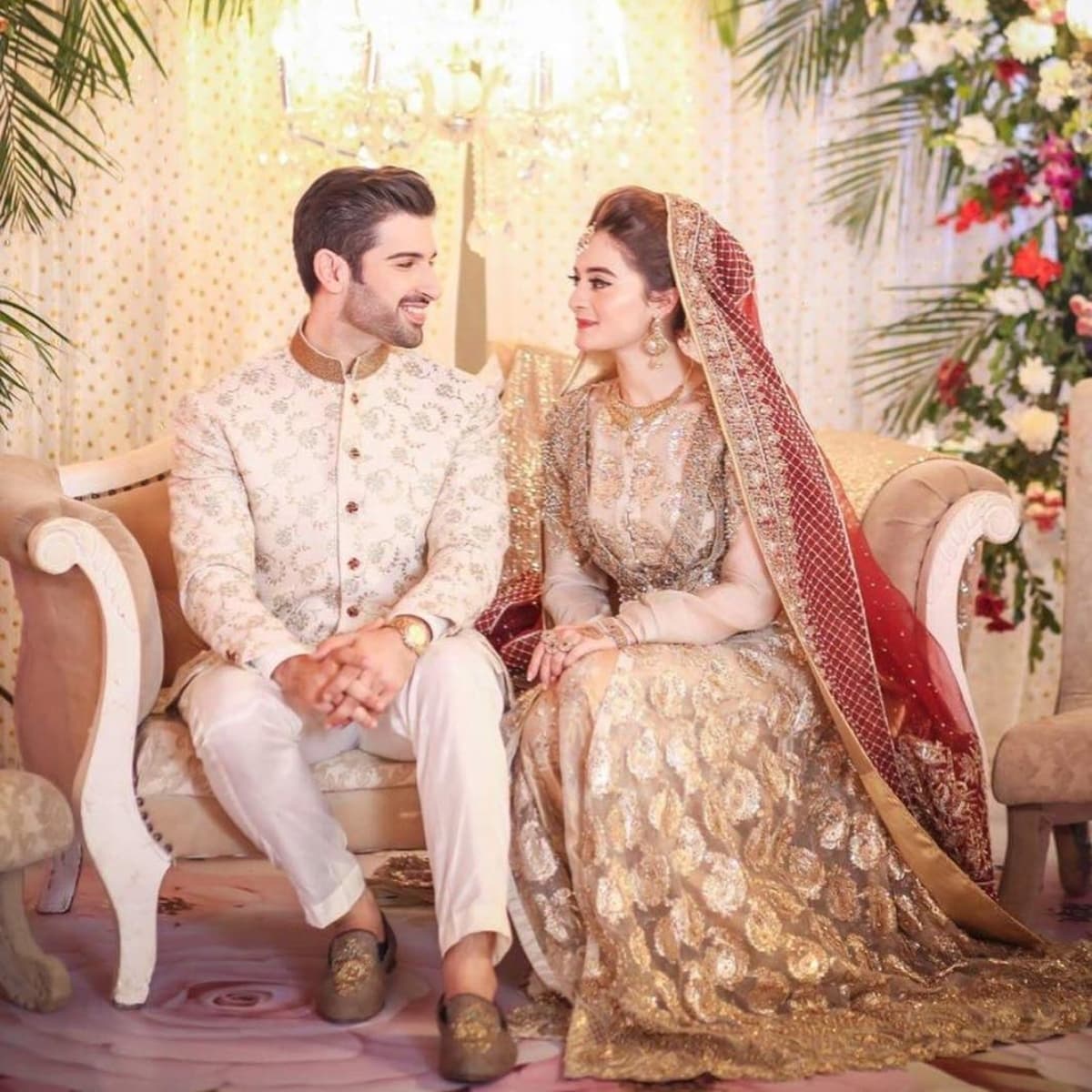 Actors Aiman Khan and Muneeb Butt tie the knot