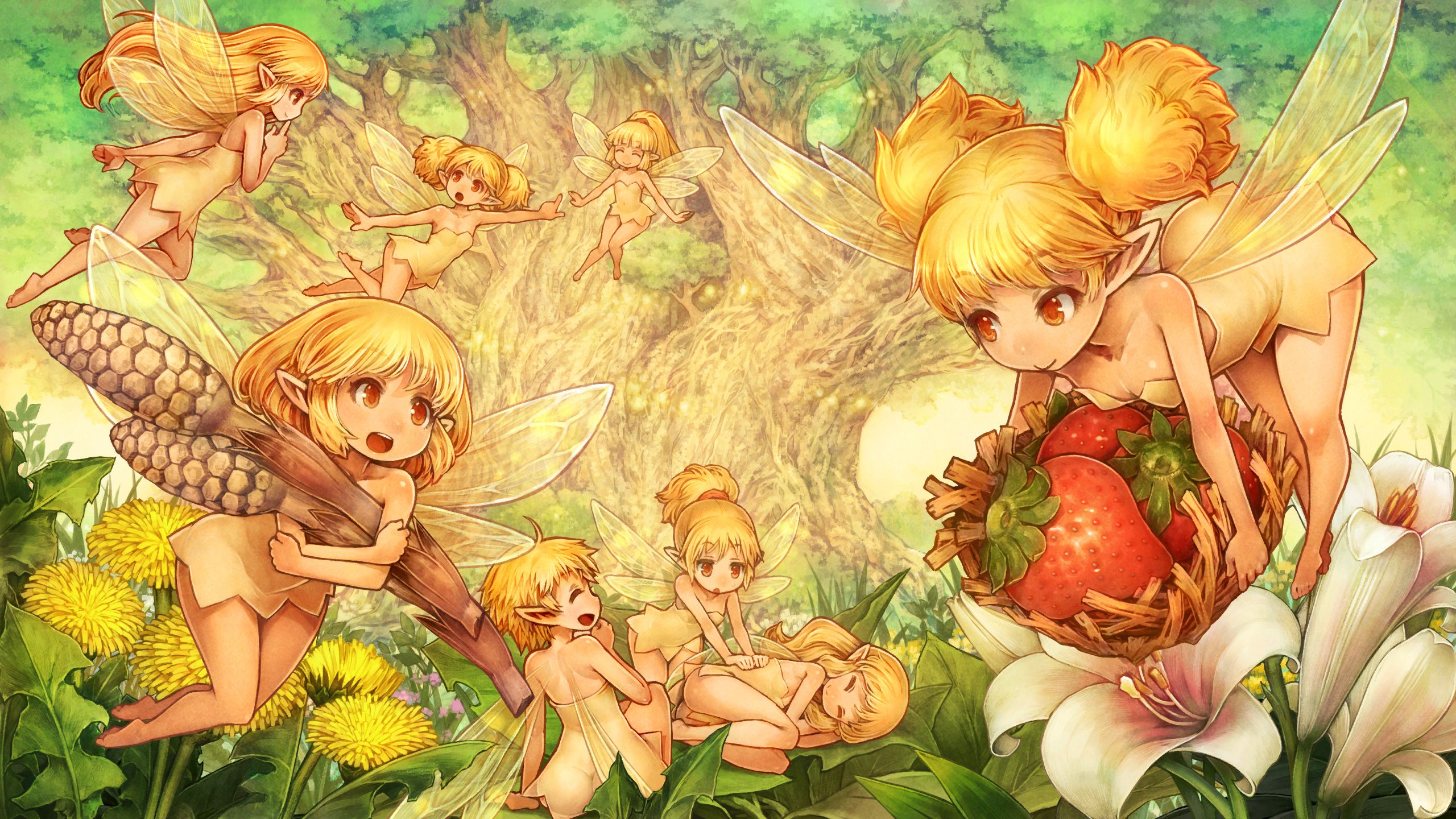 fairies, Dragons Crown, Fantasy art Wallpaper HD / Desktop