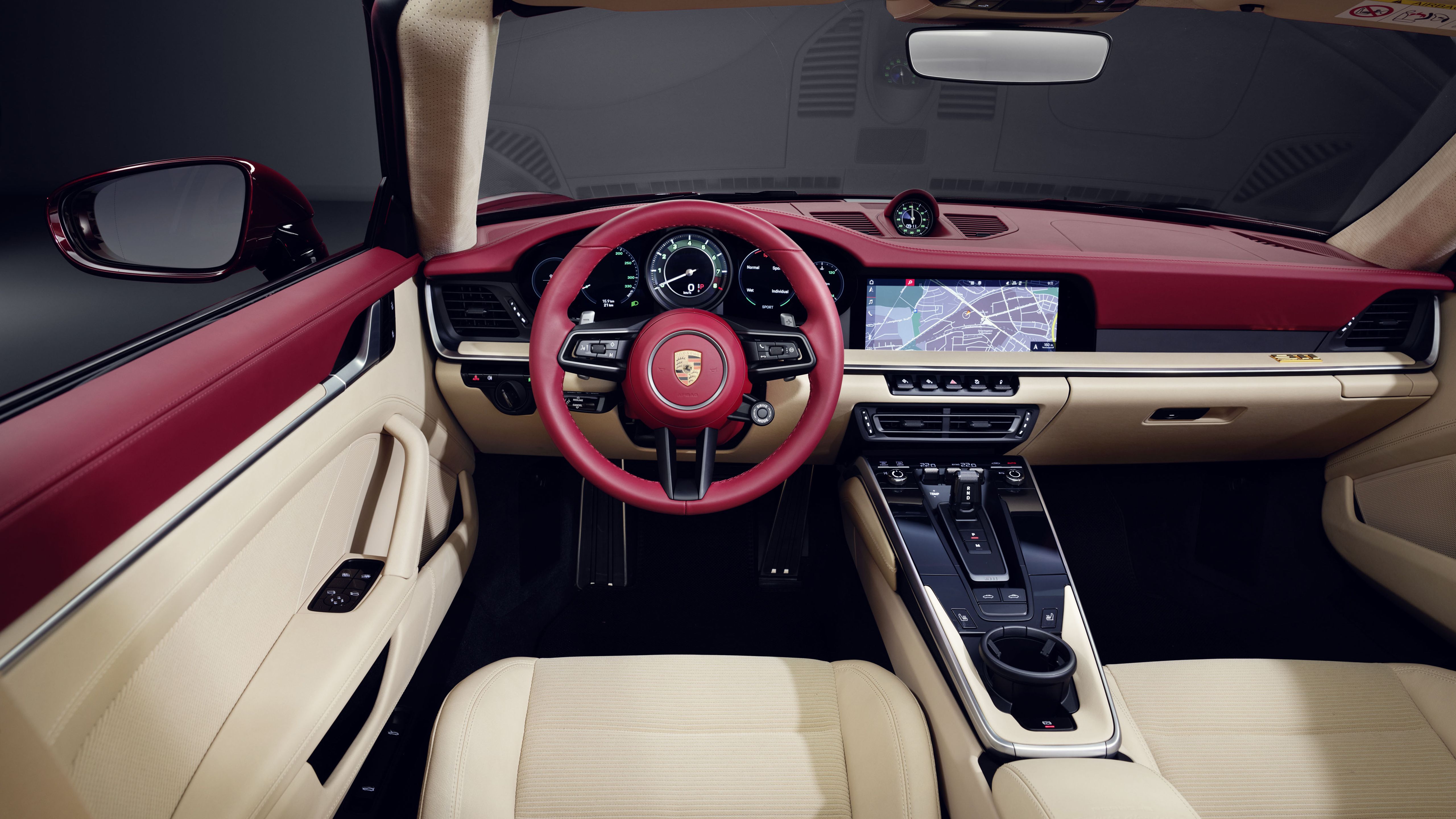 Porsche 911 Targa 4S Heritage Design Edition 2020 5K Interior
