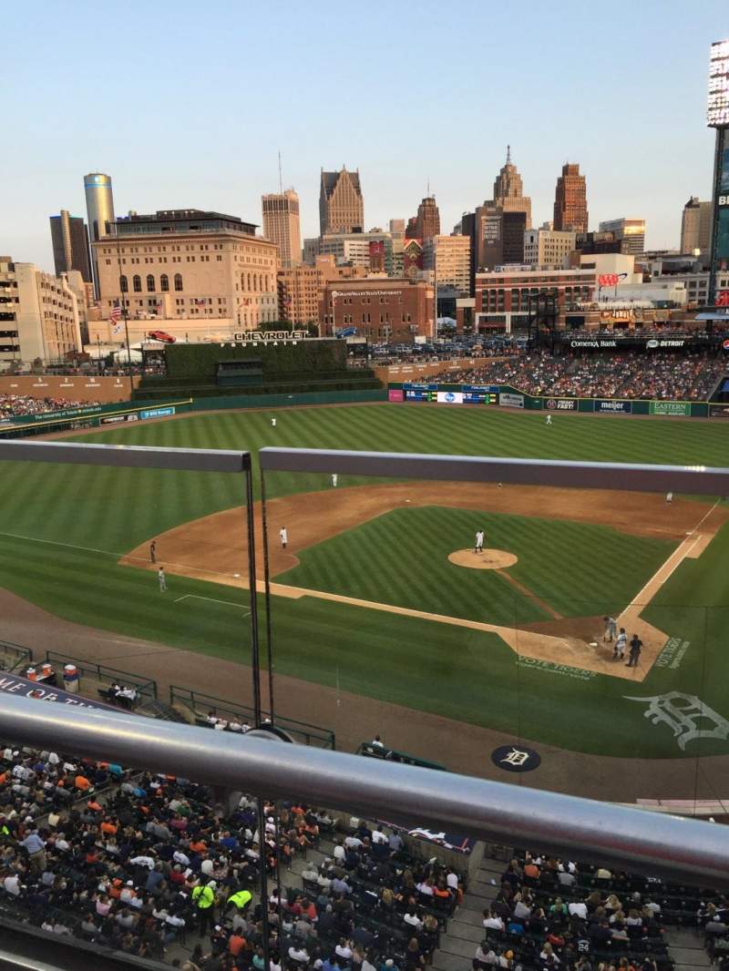 Seating View For Comerica Park Section 328 Row A Seat