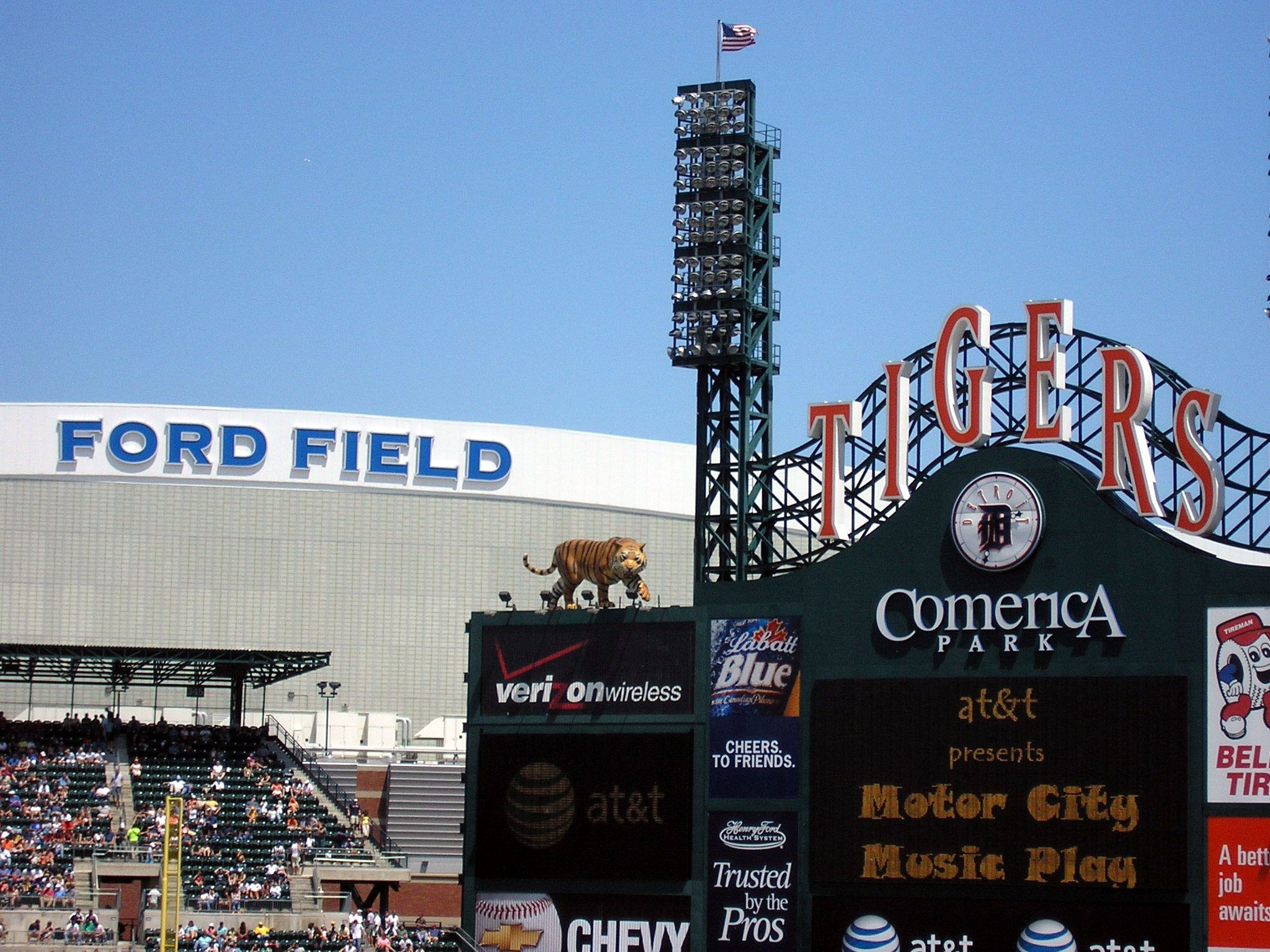 Comerica Park Desktop Wallpapers - Wallpaper Cave