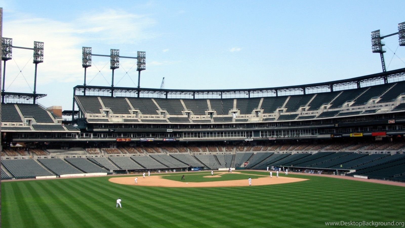 Detroit Tigers Stadium 1600x900 Desktop Background