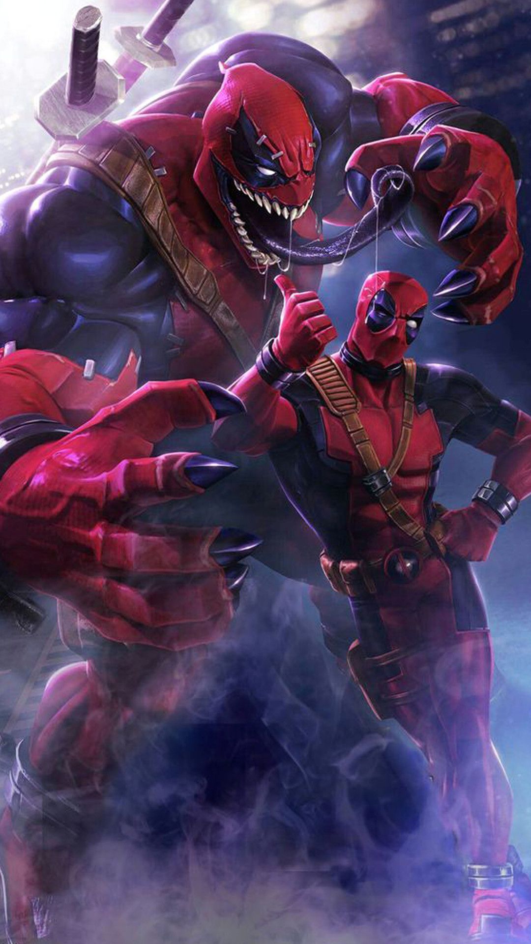 Luxury Venom Deadpool HD Wallpaper For Mobile. Deadpool cartoon, Deadpool art, Deadpool HD wallpaper