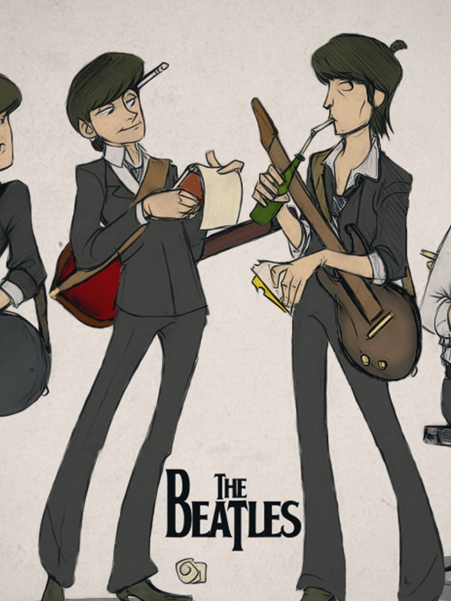 The Beatles HD Wallpaper for Desktop and Mobiles Retina iPad