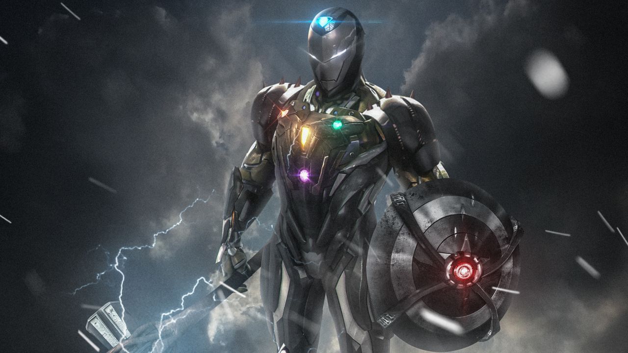 Wallpaper Iron Man, Avengers 4, HD, Creative Graphics