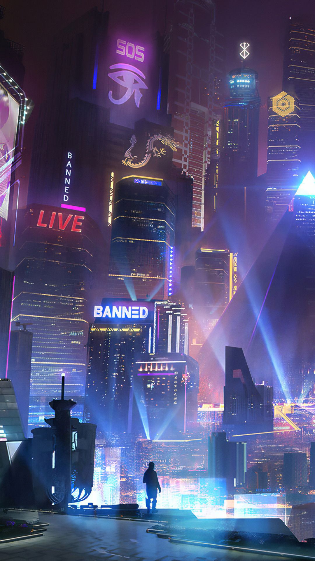 Cyberpunk City Wallpaper Phone : Cyberpunk phone wallpapers top free ...